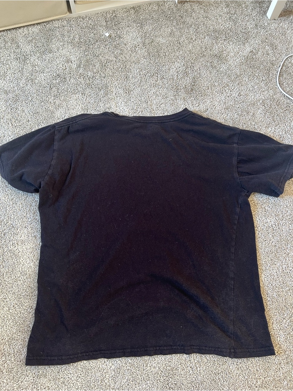 The Rolling Stones Black Tee with Red Tongue Graphic - Picture 2 of 3